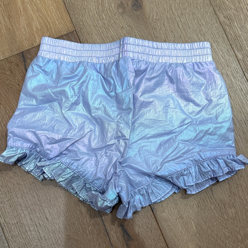 Iridescent Ruffle Kids Shorts - Picture 3 of 3